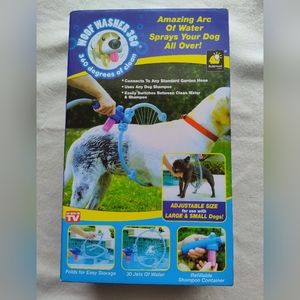 Woof Washer 360 Dog Bath Sprayer Soap Dispenser